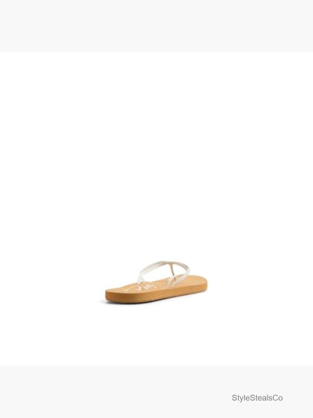 Braid Knot Flip Flop Sandals Comfortable Flat Thong Beach Sandals Faux Leather - Picture 2 of 6